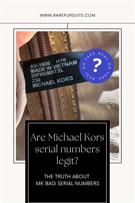 michael kors serial number 1974222|MICHAEL KORS AUTHENTICATION .